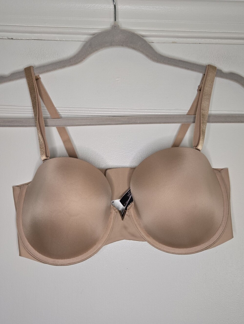 Victoria's Secret Multi-Way Strap/Strapless Bra Tan 36C Non-Slip Coating